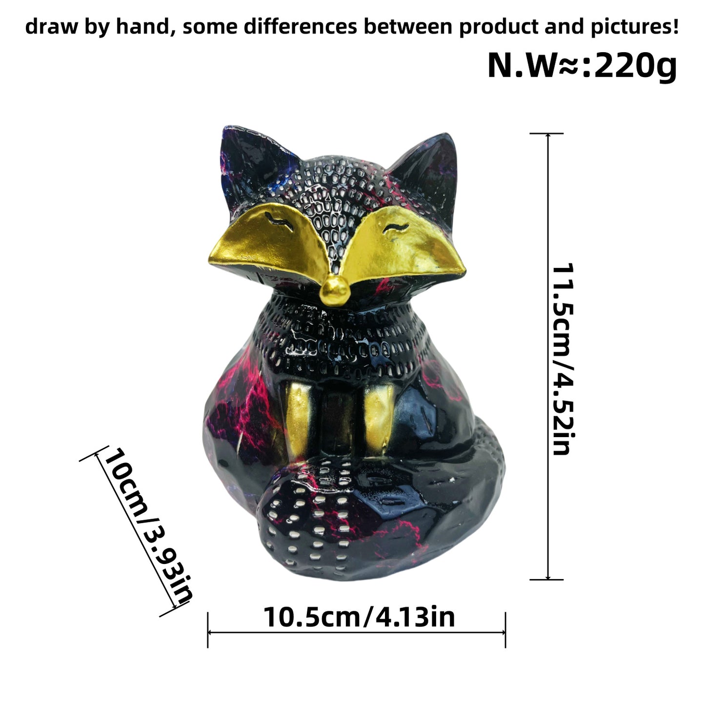 Decorative Fox Sculpture Acalora