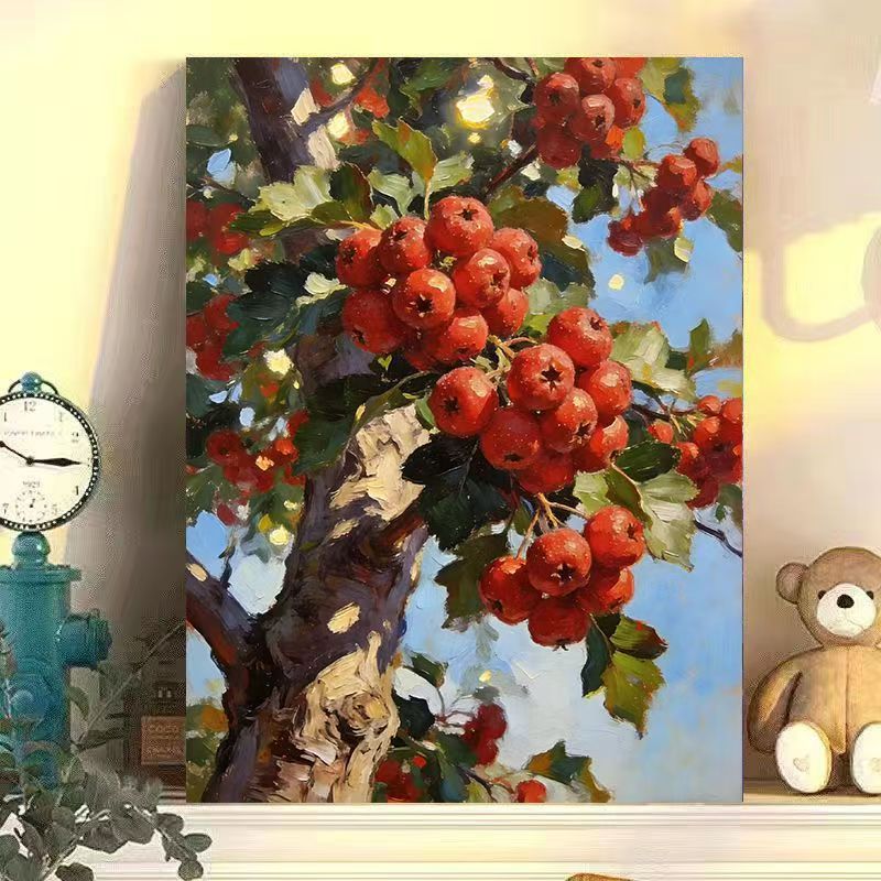 Pear-Themed Kitchen Wall Art Print