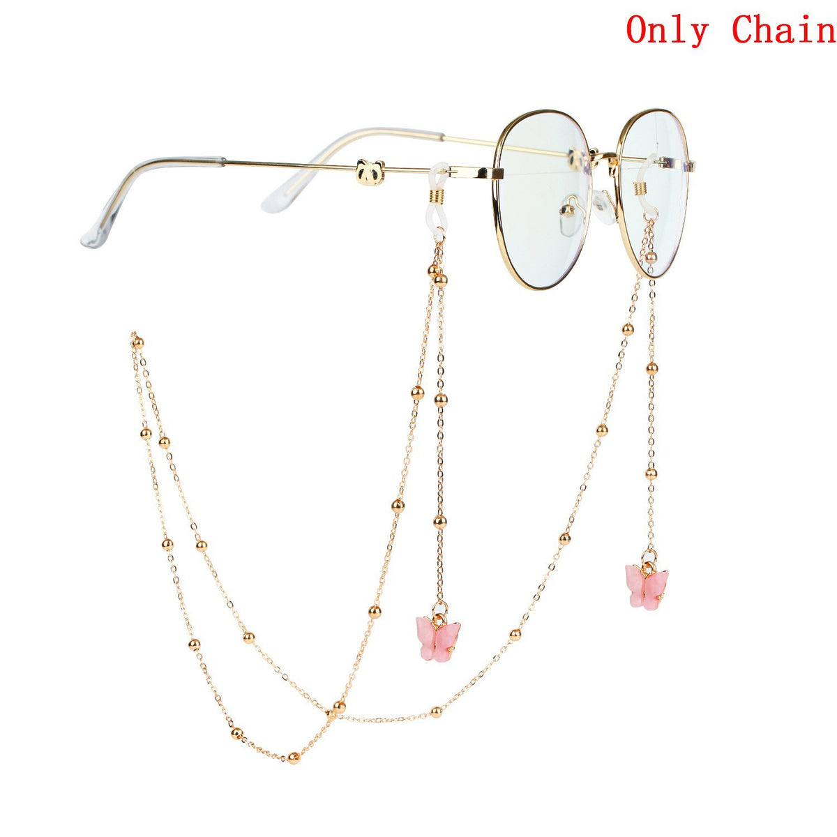 Decorative Butterfly Eyewear Chain Acalora