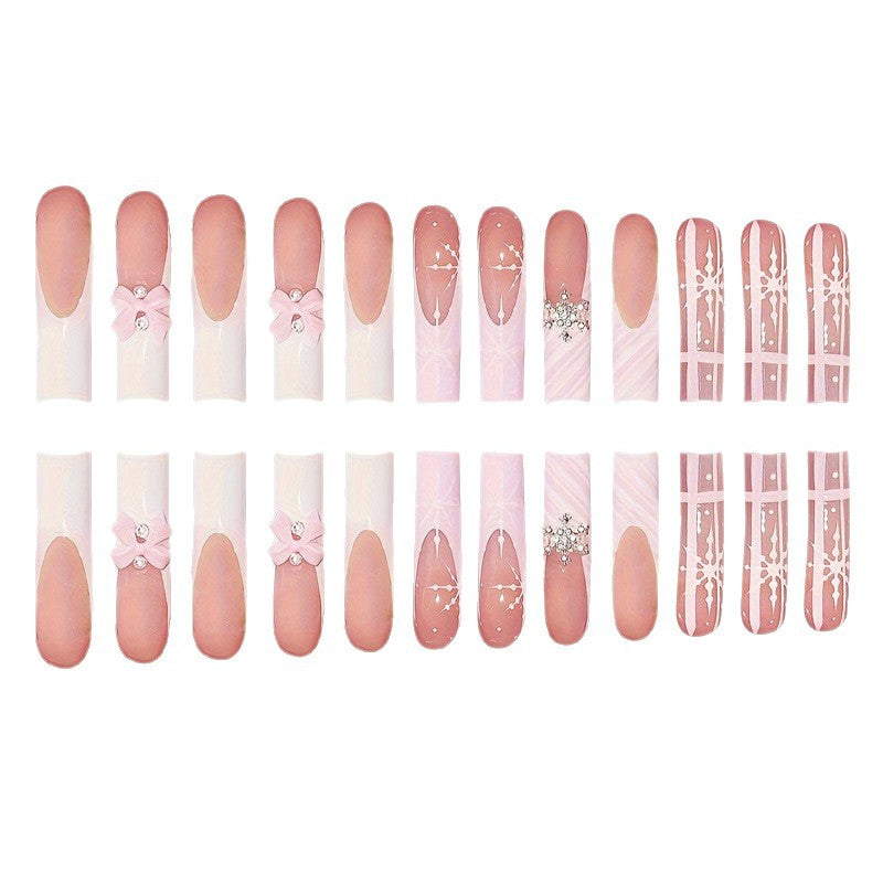 Glamorous Holiday Press-On Nail Set Acalora