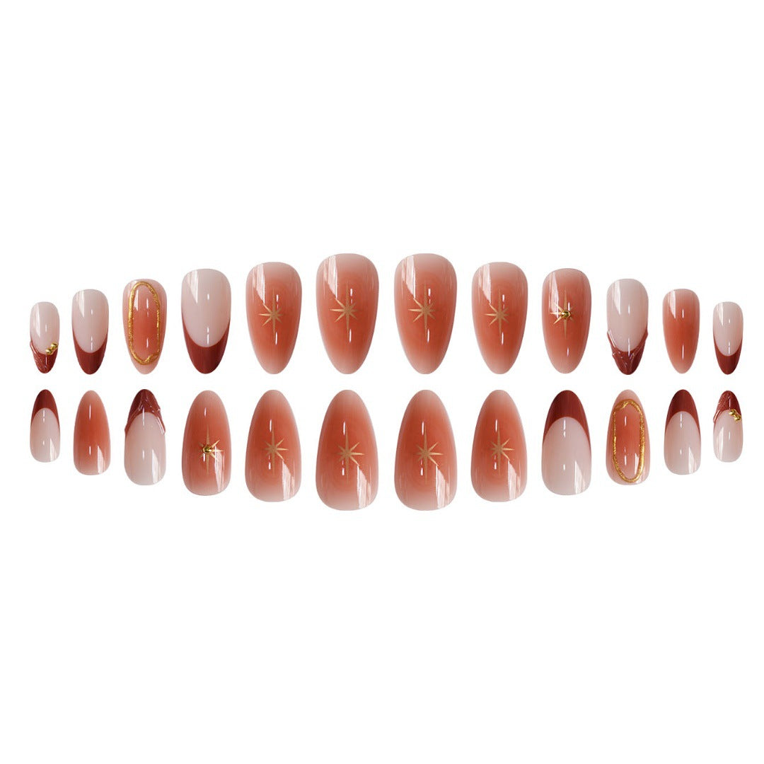 Artistic Gradient Press-On Nails Acalora
