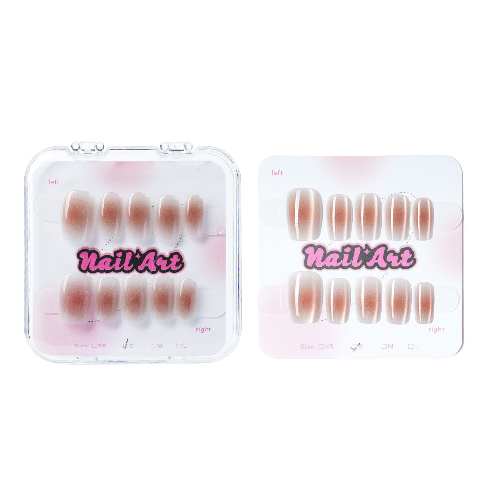 Glossy Press-On Nail Art Set Acalora