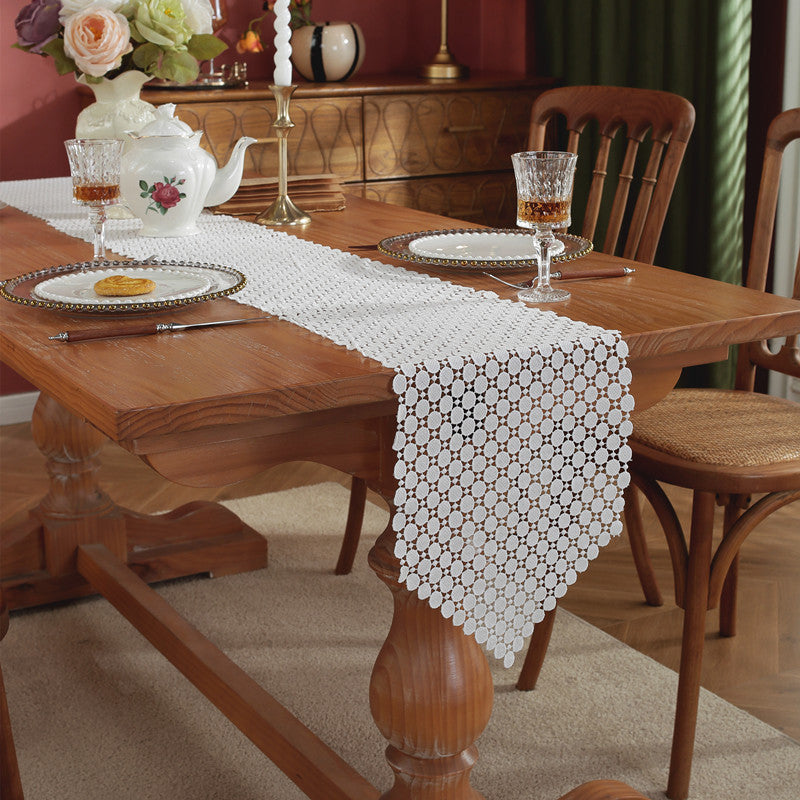 Decorative Floral Lace Table Runner