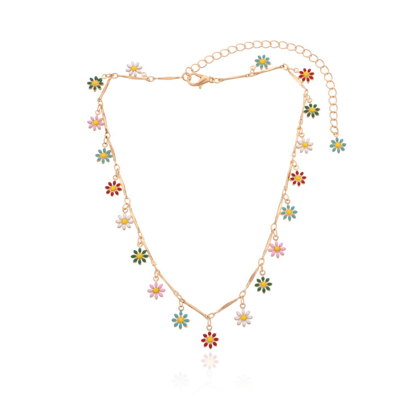 Floral Charm Necklace Acalora