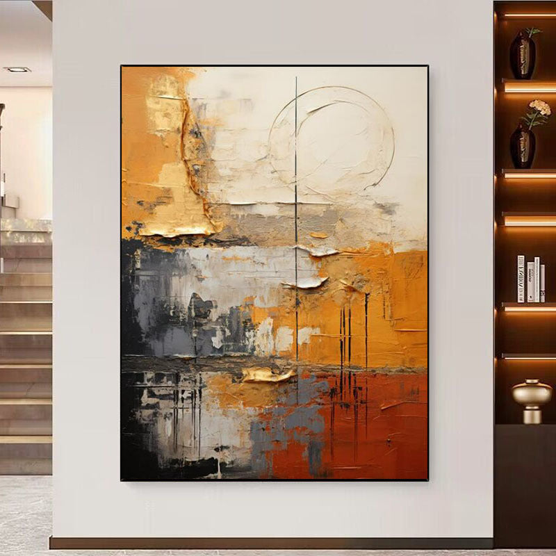Abstract Expressionist Canvas Artwork