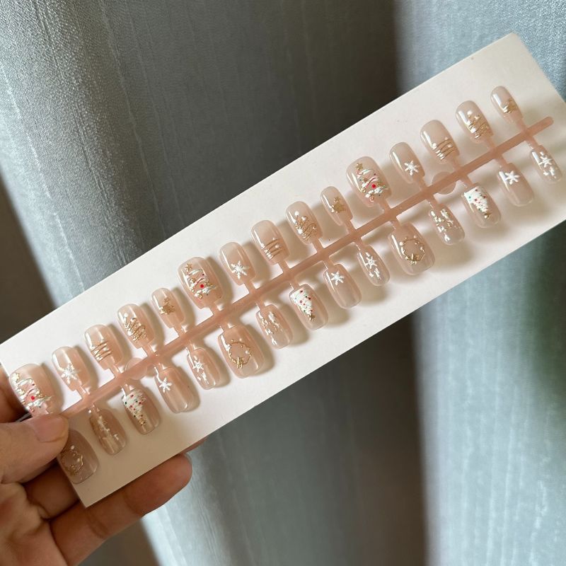 Artistic Ombre Press-On Nail Tips Set Acalora