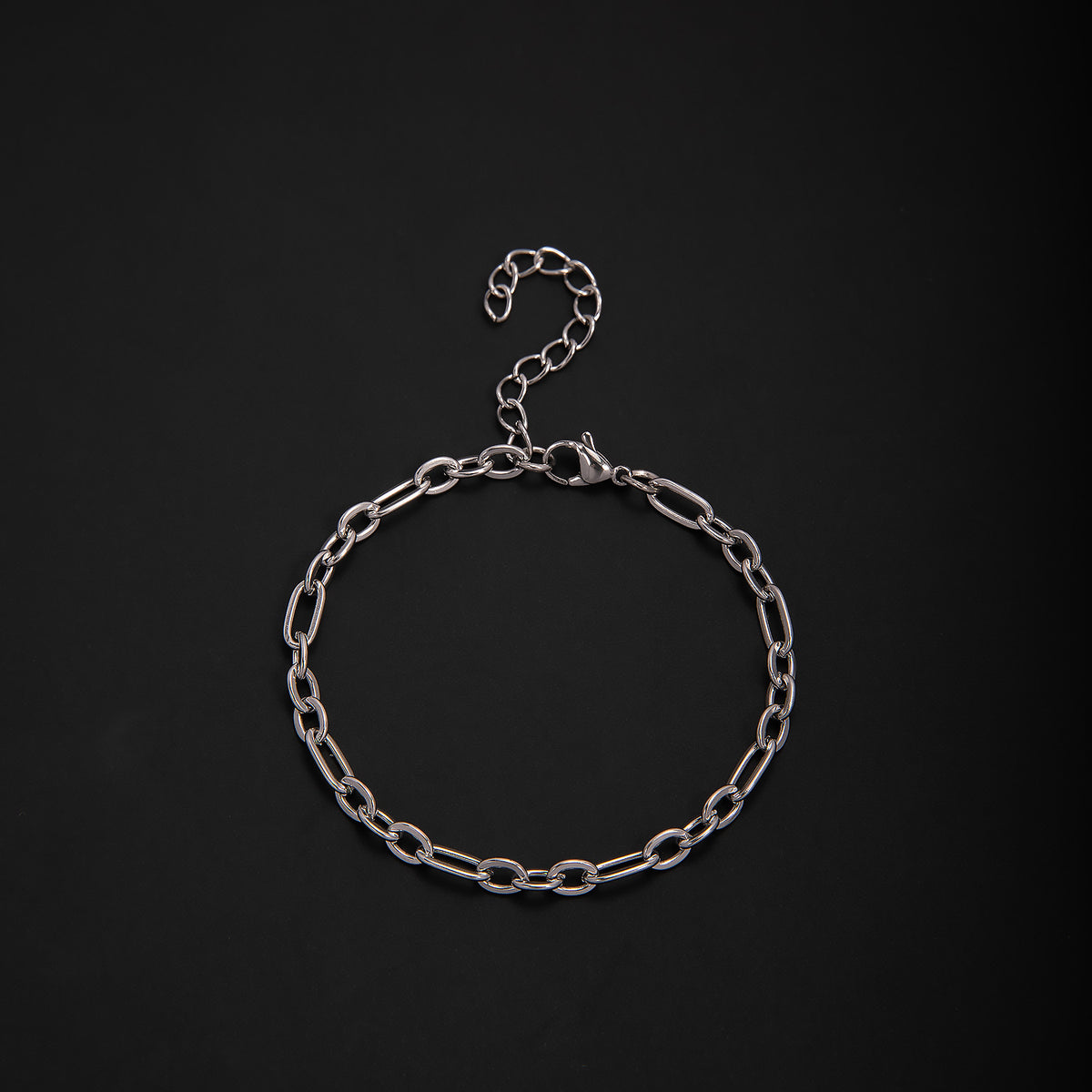 Textured Chain Link Bracelet Acalora