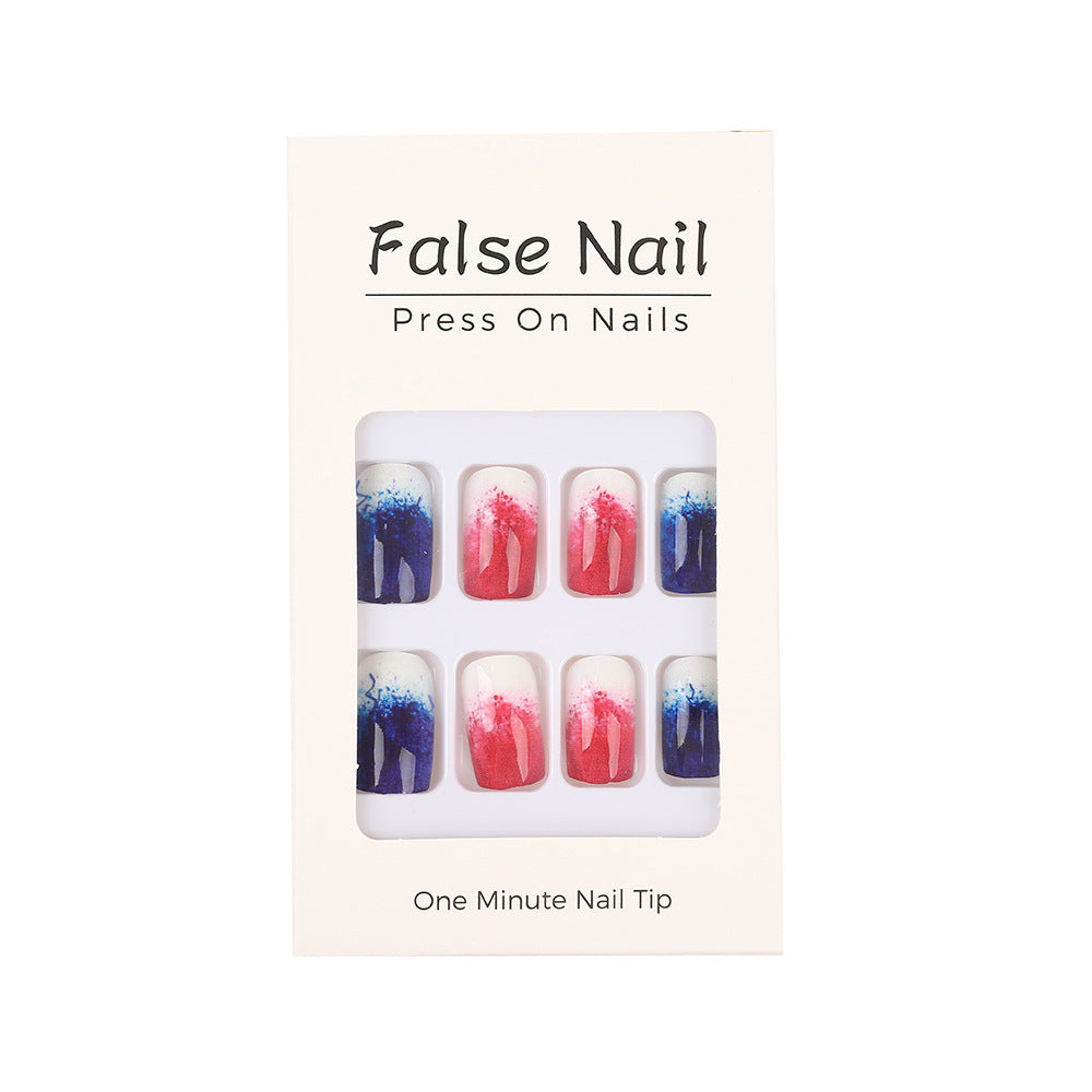 Art nails in creative gradient colors Acalora