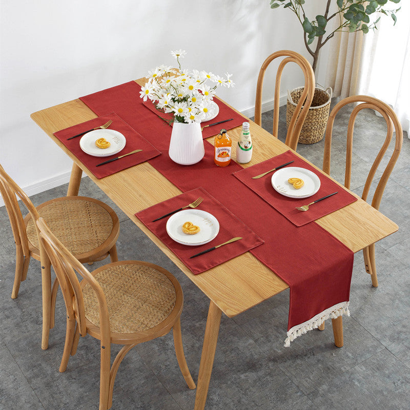 Elegant Cotton Table Runner