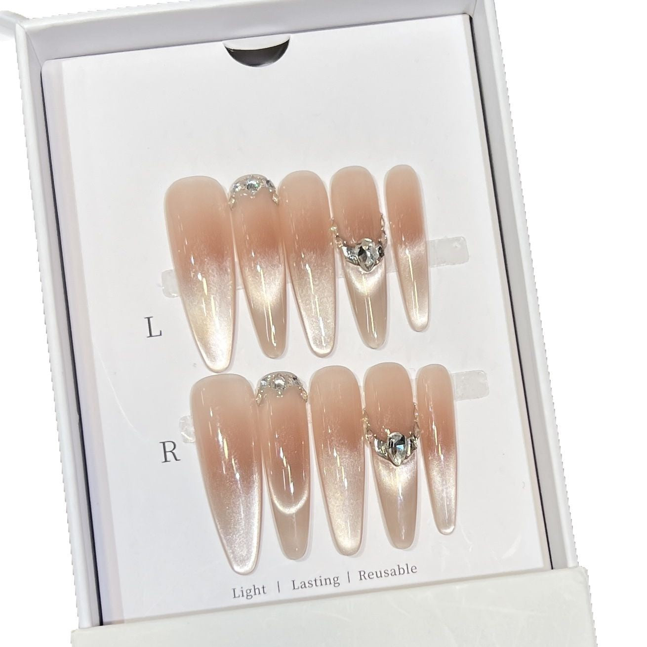Reusable Press-On Nail Art Set Acalora