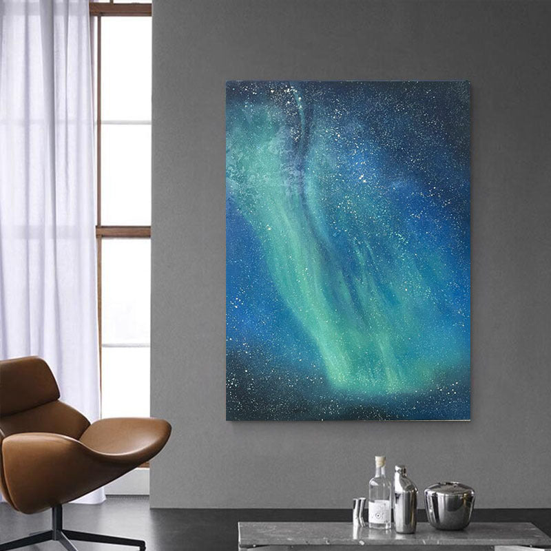 Celestial Northern Lights Canvas Artwork