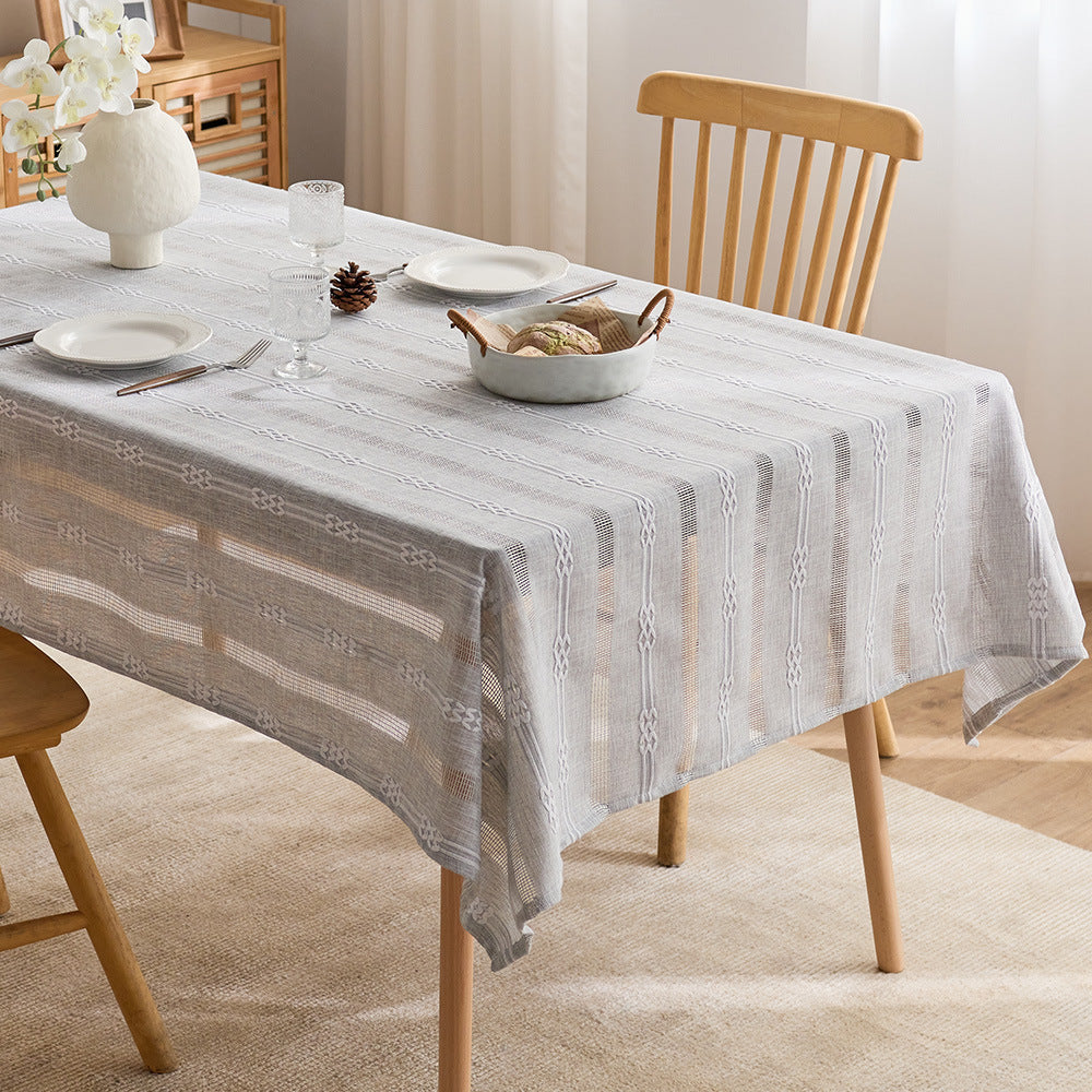 Elegant Woven Table Cover