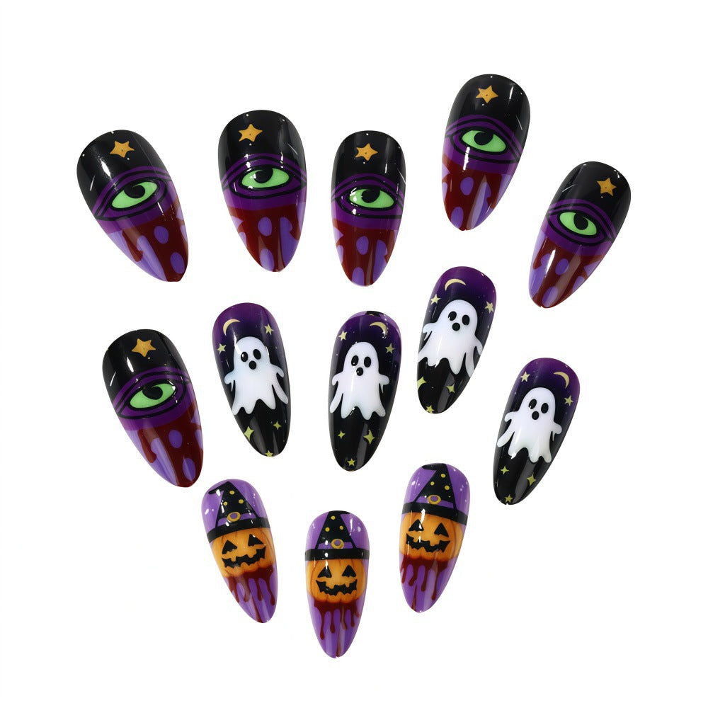 Creative Halloween-style artificial nails Acalora