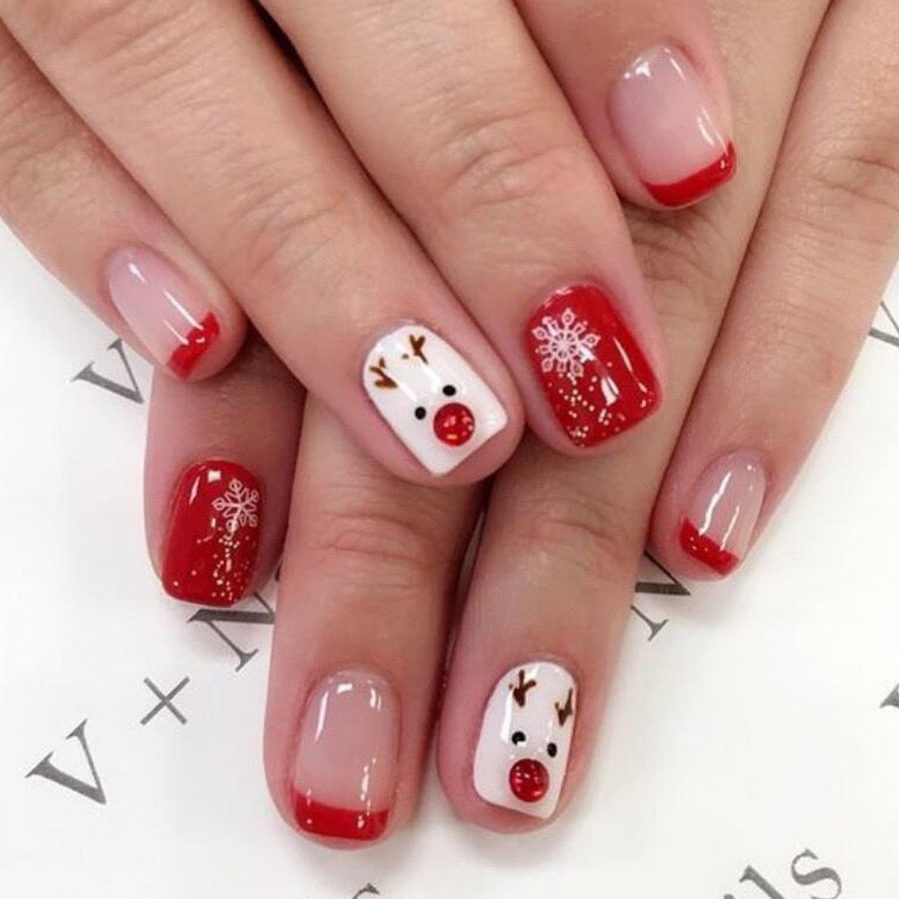 Fun Character-Themed Press-On Nail Art Acalora