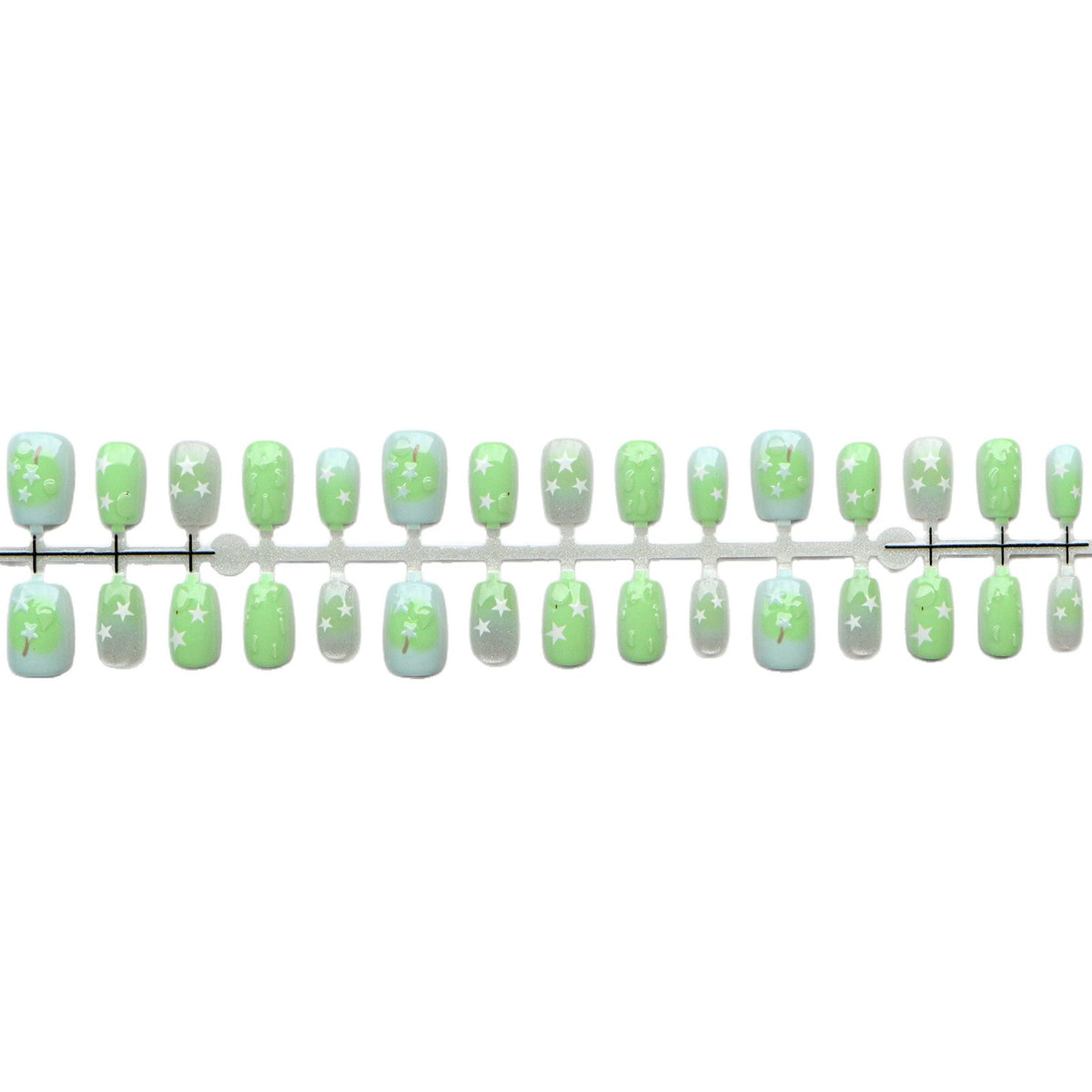 Starry Themed Press-On Nail Set Acalora