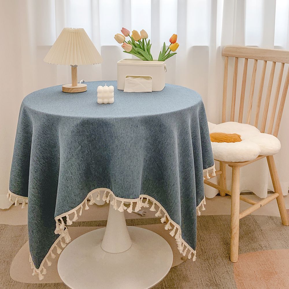 Decorative Tablecloth with Tassels