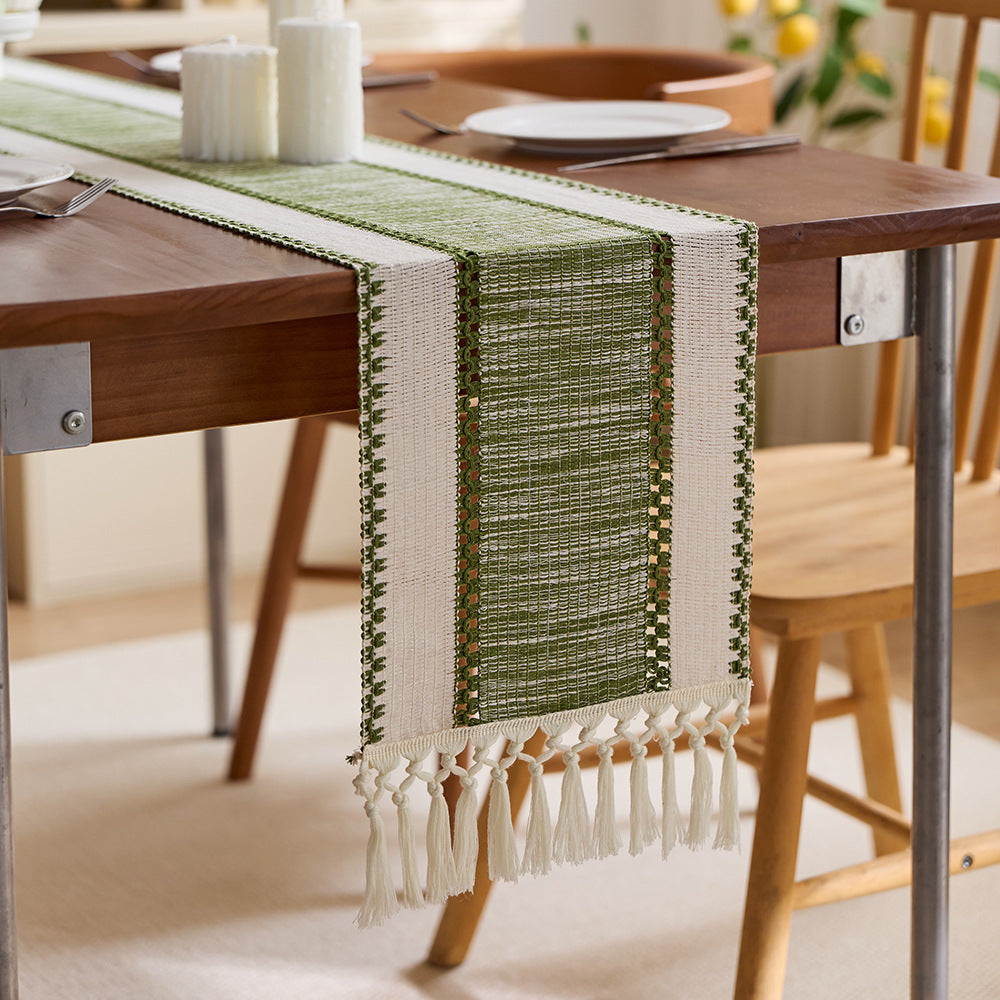 Elegant Handwoven Table Runner