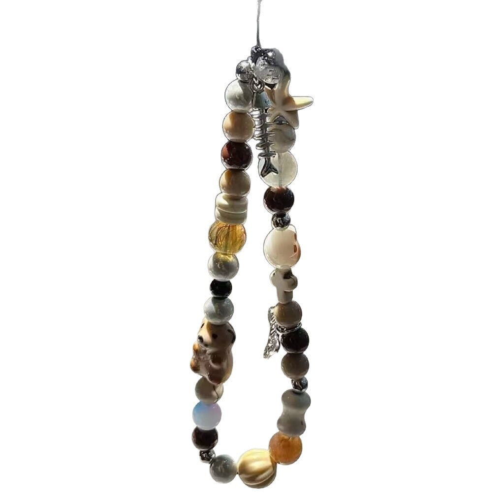 Handcrafted Animal-Themed Beaded Necklace Acalora