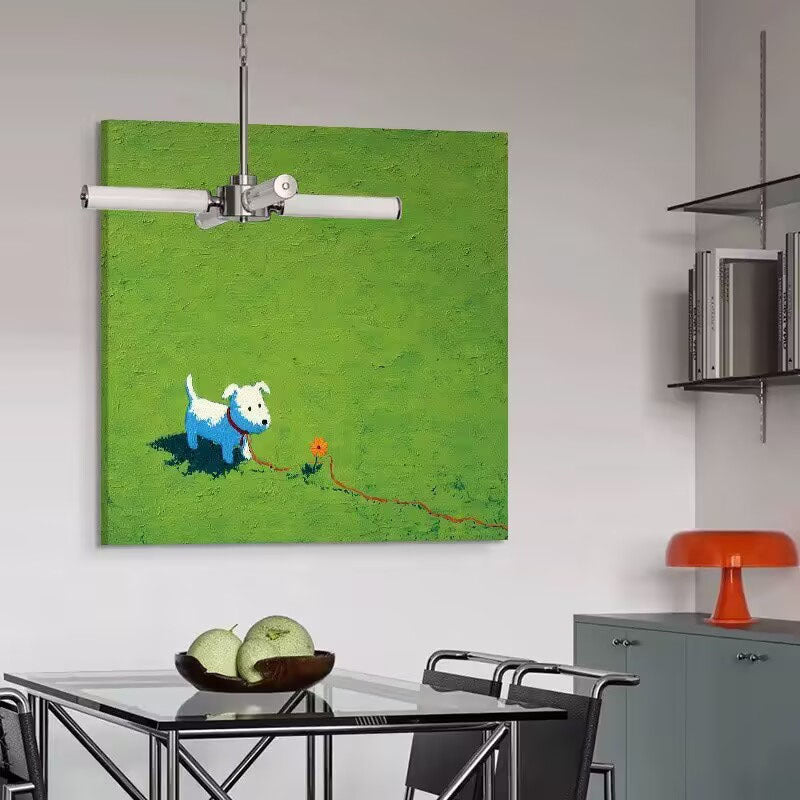 Playful Dog-Inspired Canvas Art