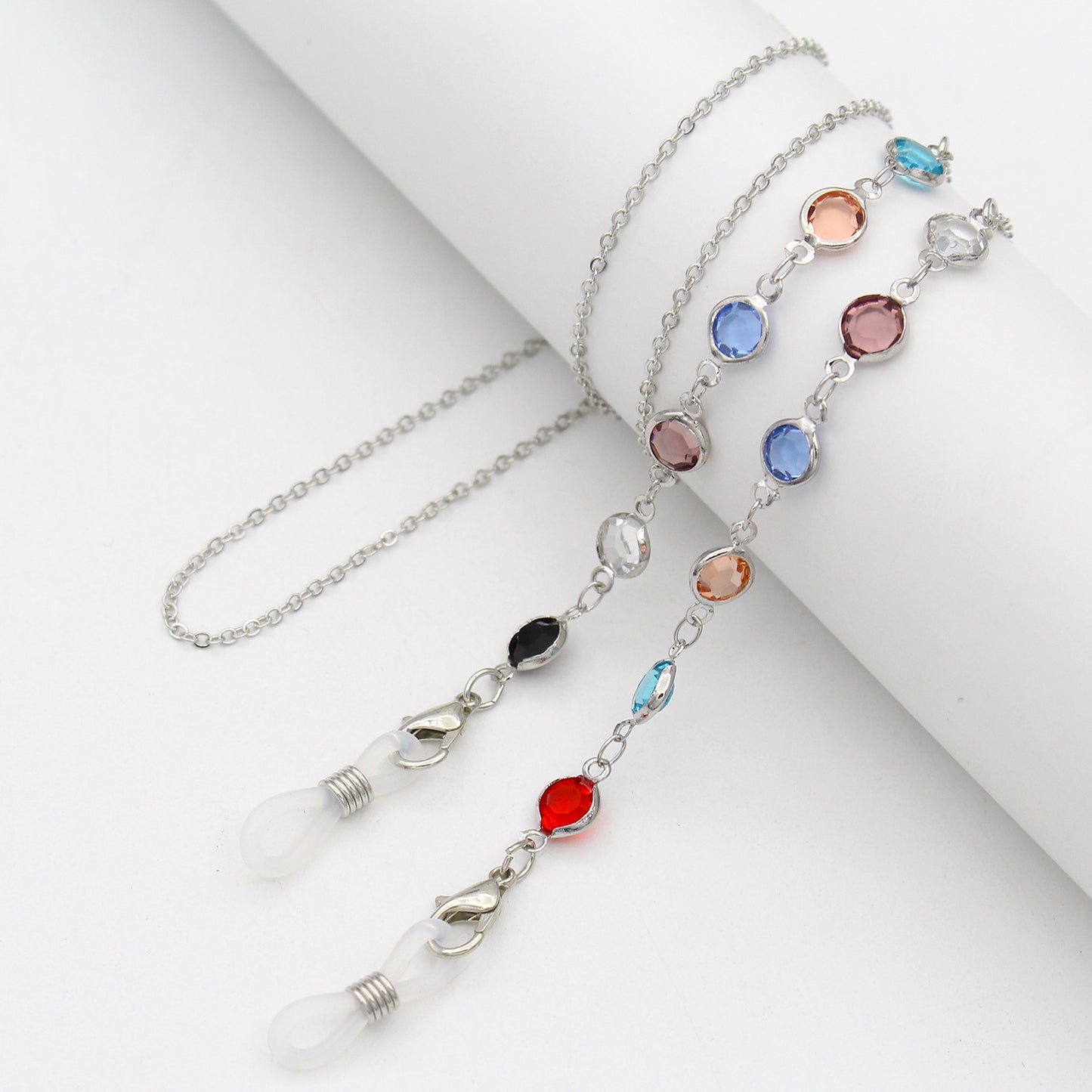Elegant Crystal-Embellished Eyewear Chain Acalora 1788159829