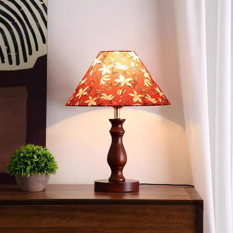 Artistic Floral Accent Table Lamp