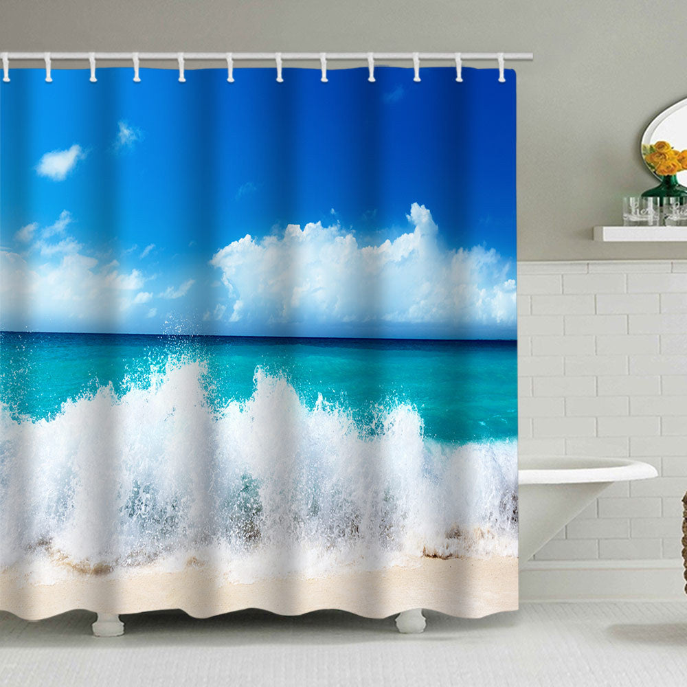 Tropical Oasis Shower Curtain