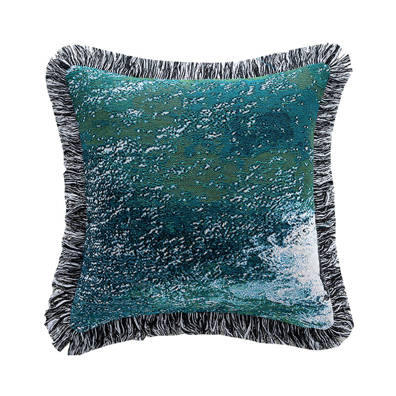 Scenic Nature-Themed Decorative Pillow