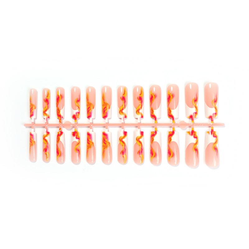 Artistic Press-On Nail Set Acalora