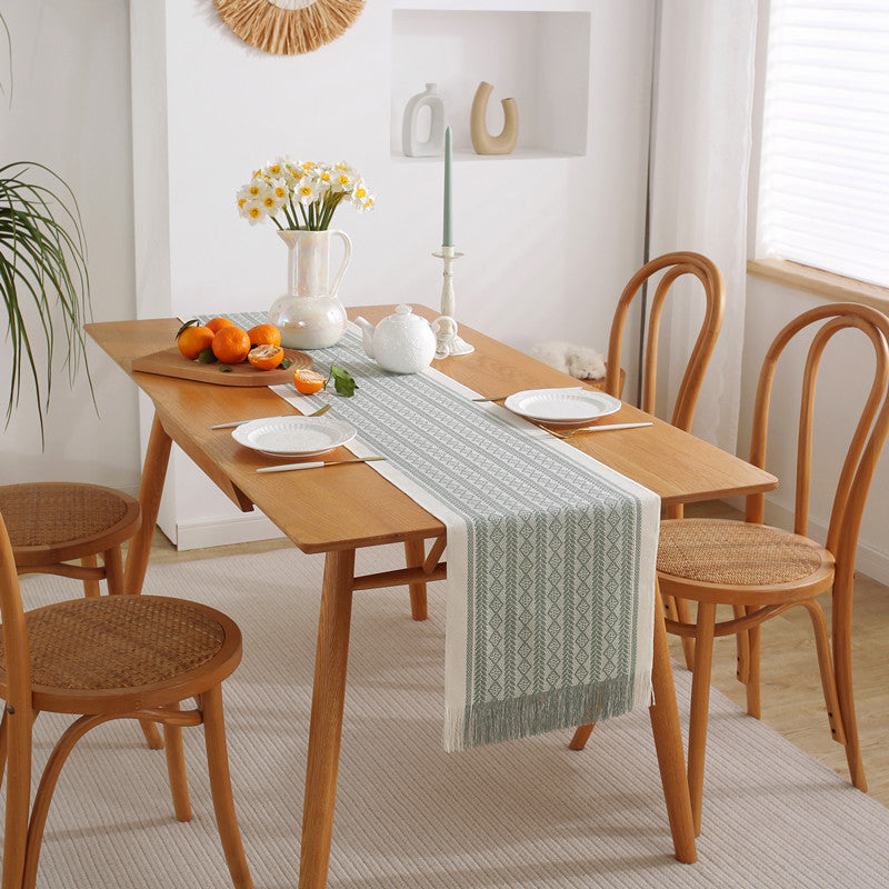 Elegant Geometric Table Runner