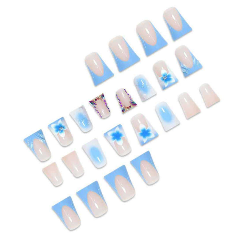 Artistic Long Press-On Nail Extensions Acalora