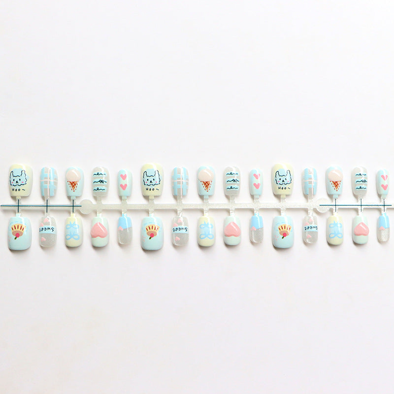 Creative Themed Press-On Nail Set Acalora