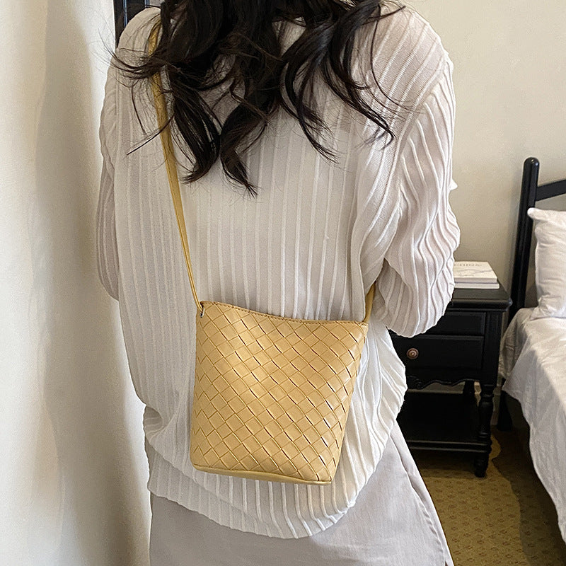 Woven Design Crossbody Handbag Acalora