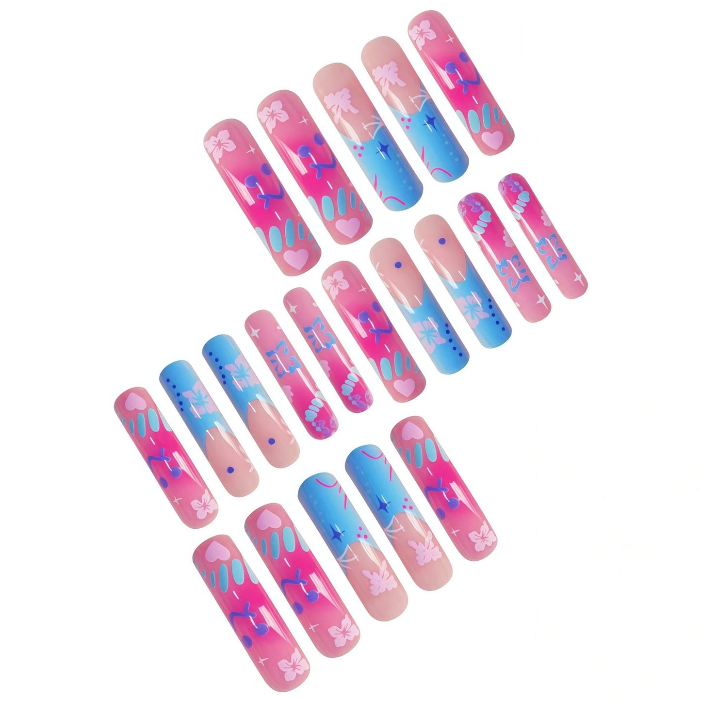 Artistic Press-On Nail Extensions Acalora