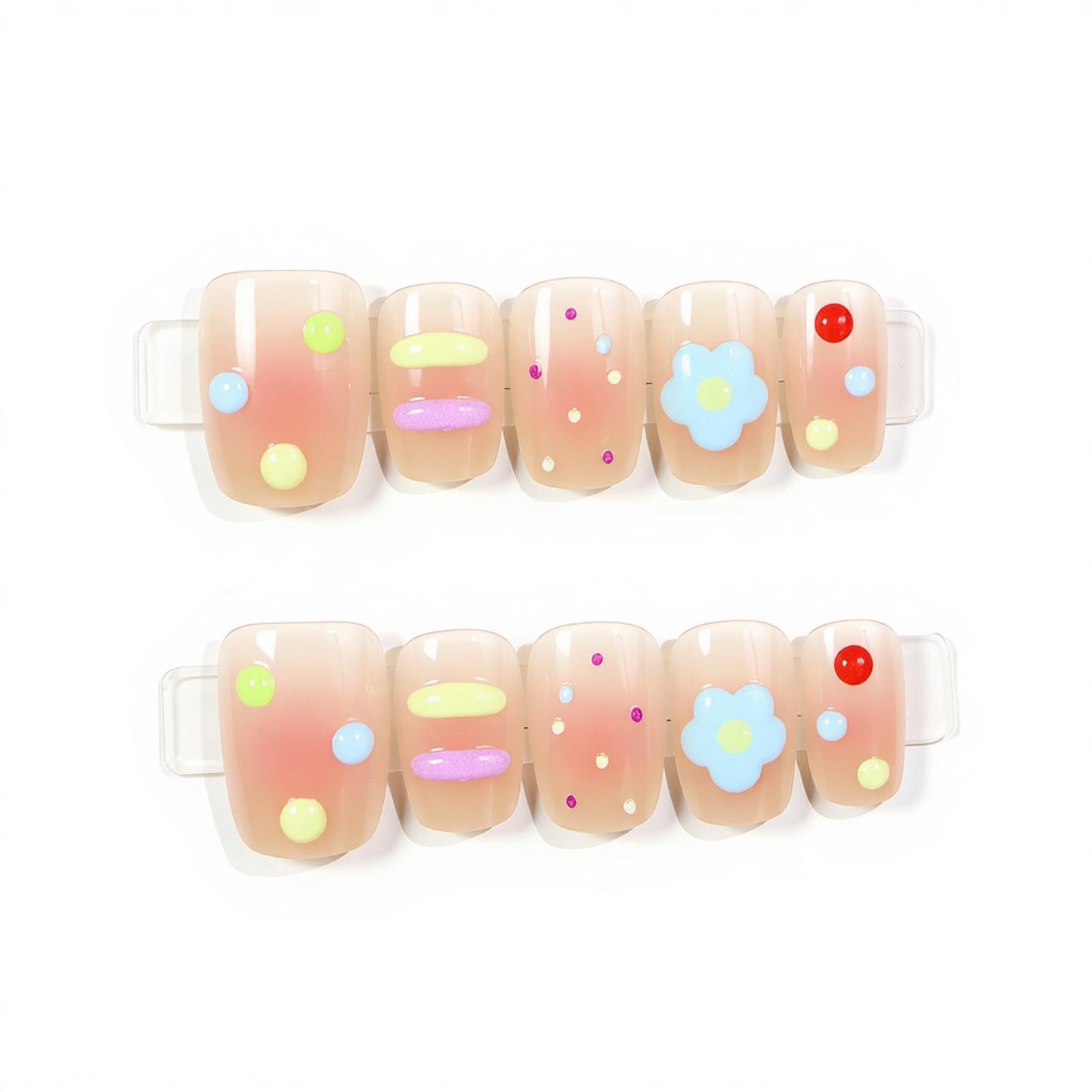 Fun-Themed Press-On Nail Set Acalora