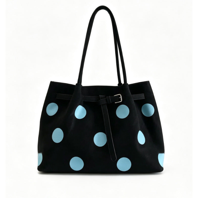 Stylish Polka Dot Tote Bag Acalora