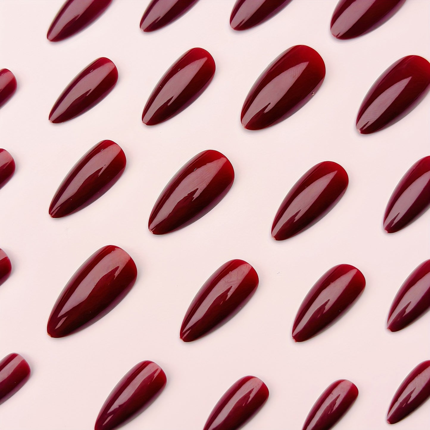 Glossy Stiletto Nail Design Acalora
