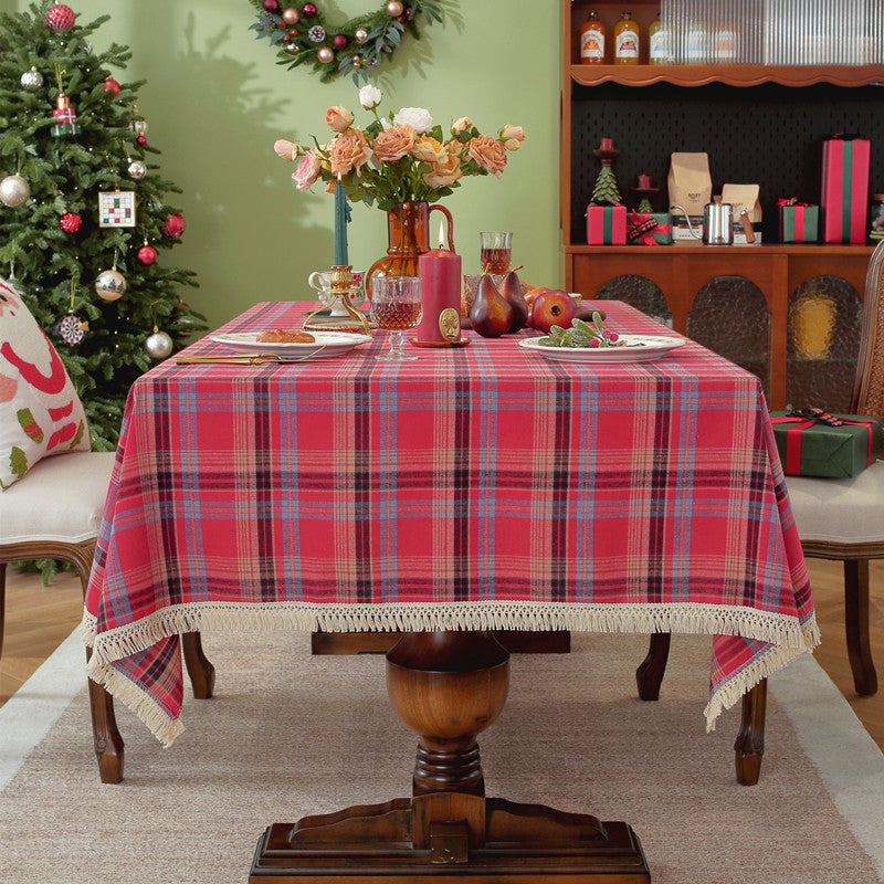 Classic Plaid Tablecloth