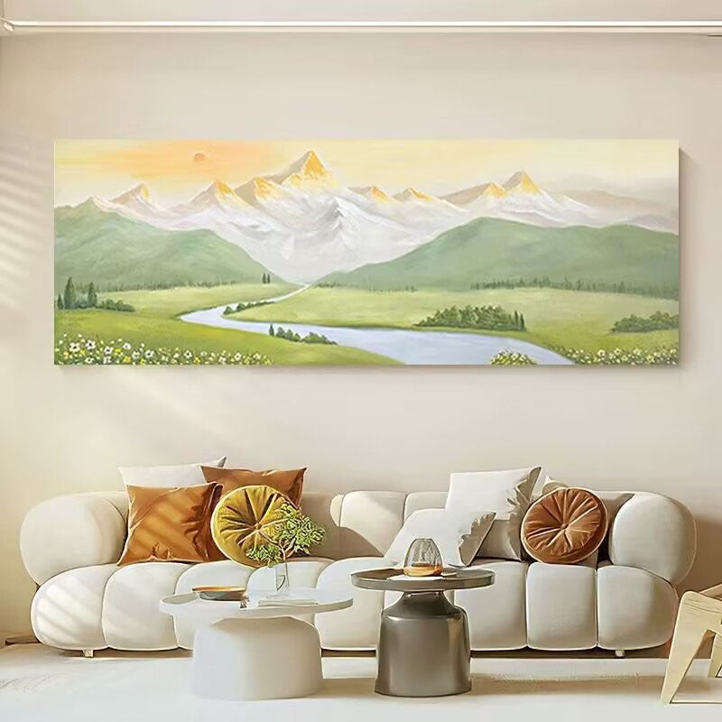 Elegant Panoramic Landscape Canvas Wall Art