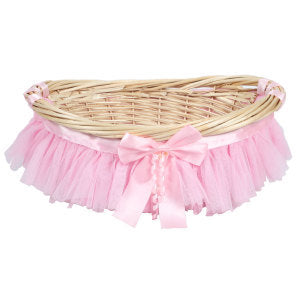 Decorative basket with ruffle detail Acalora