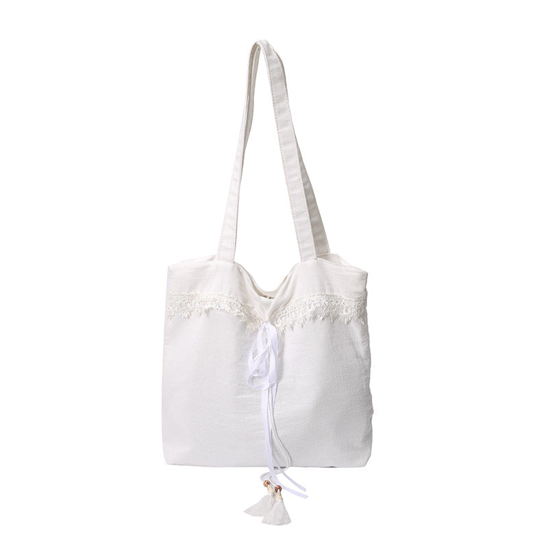 Chic Embroidered Shoulder Tote Bag Acalora