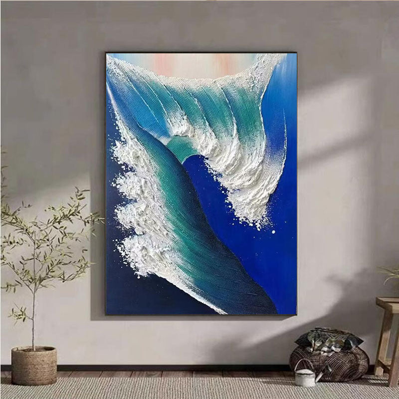 Abstract Night Sky Landscape Canvas Art