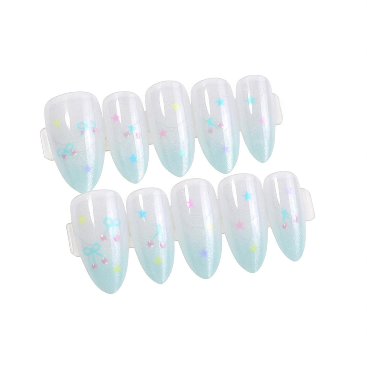 Premium Graphic Press-On Nail Set Acalora