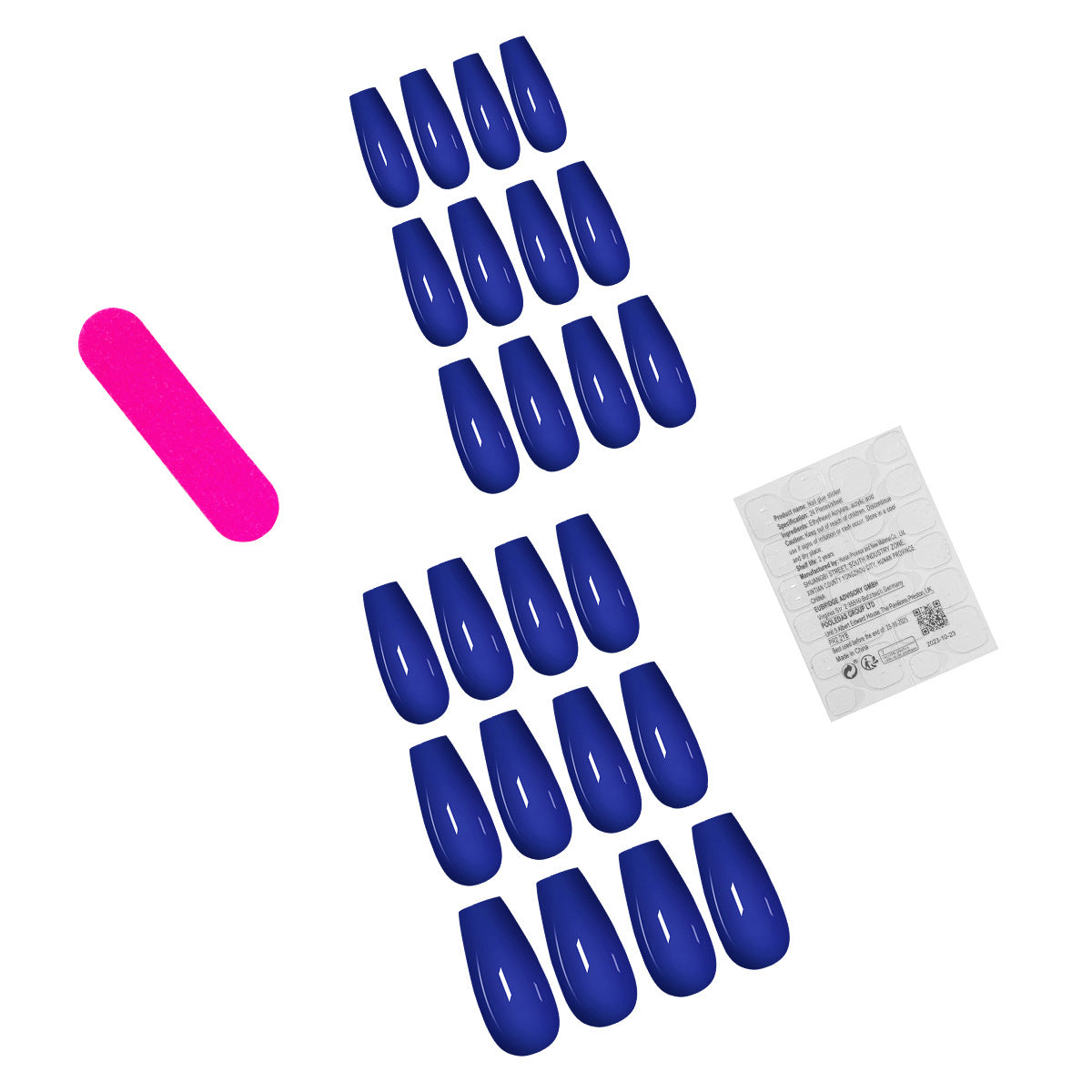 Long-Lasting Glossy Press-On Nail Extensions Acalora