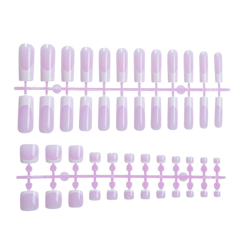 Elegant Sculpted Press-On Nail Art Set Acalora