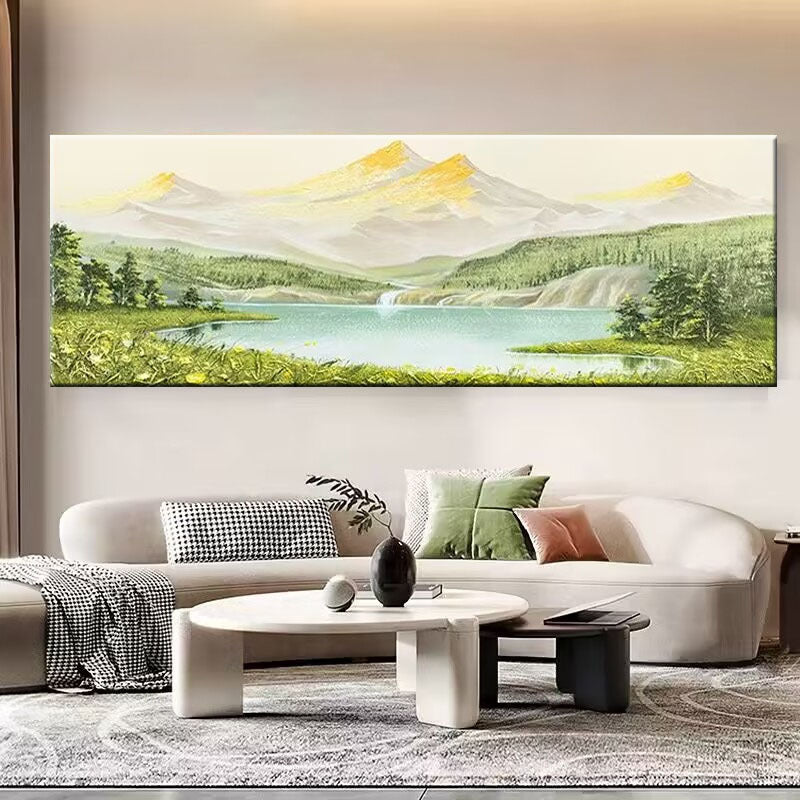 Large Coastal Sunset Canvas Artwork