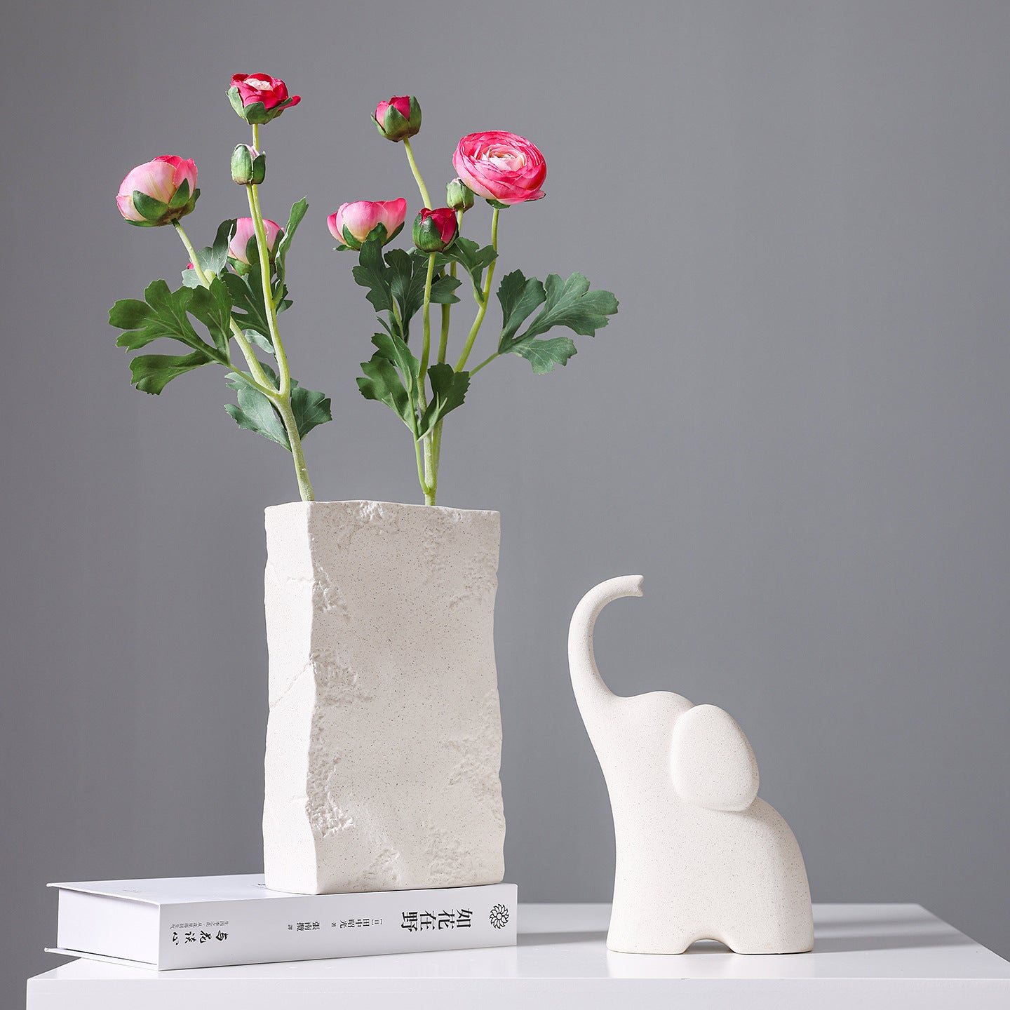 Decorative Textured Ceramic Vase