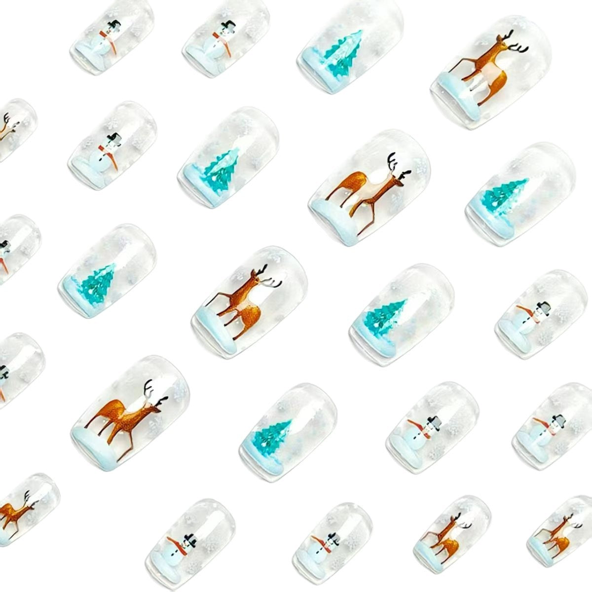 Holiday-Themed 3D Nail Art Acalora