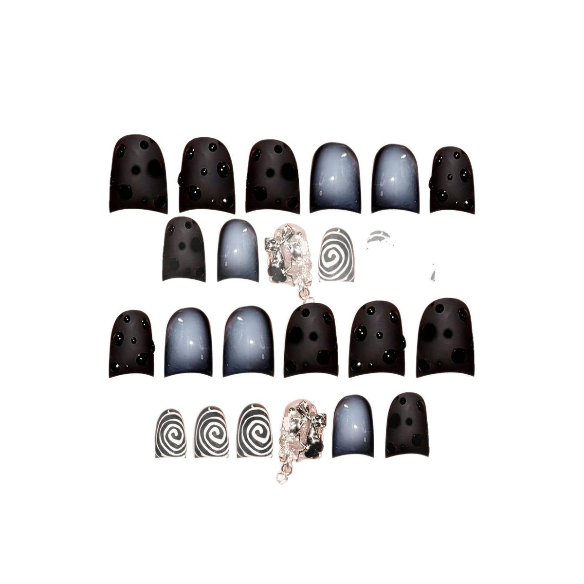 Stylish Press-On Nail Art Set Acalora