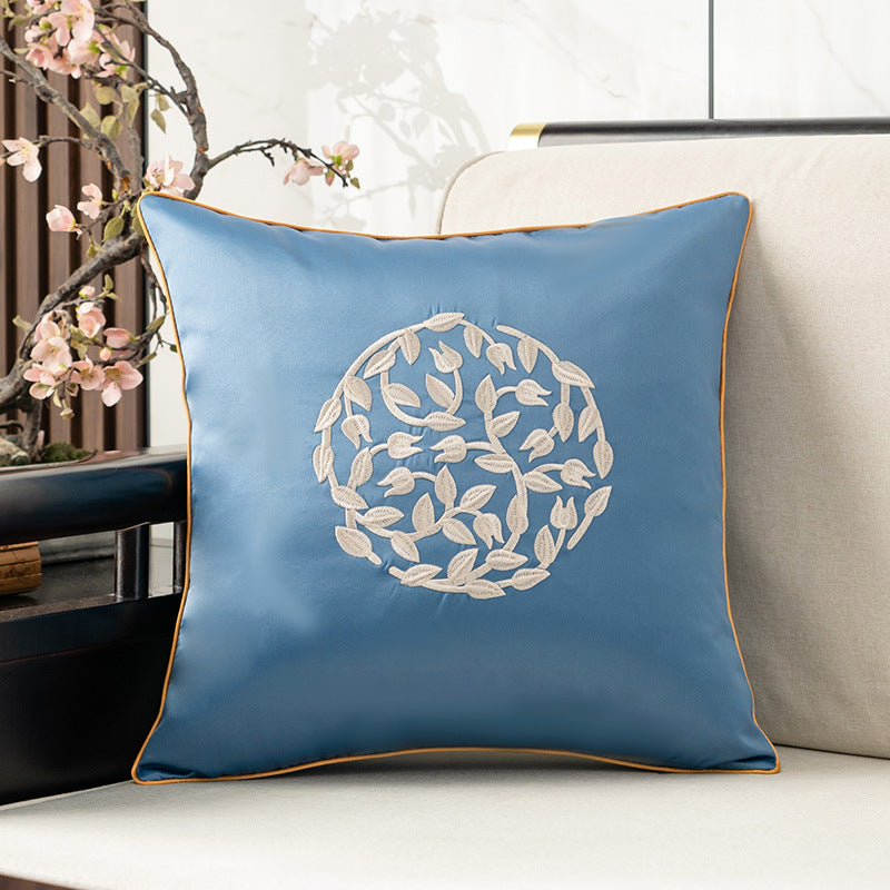 Decorative Embroidered Throw Pillow