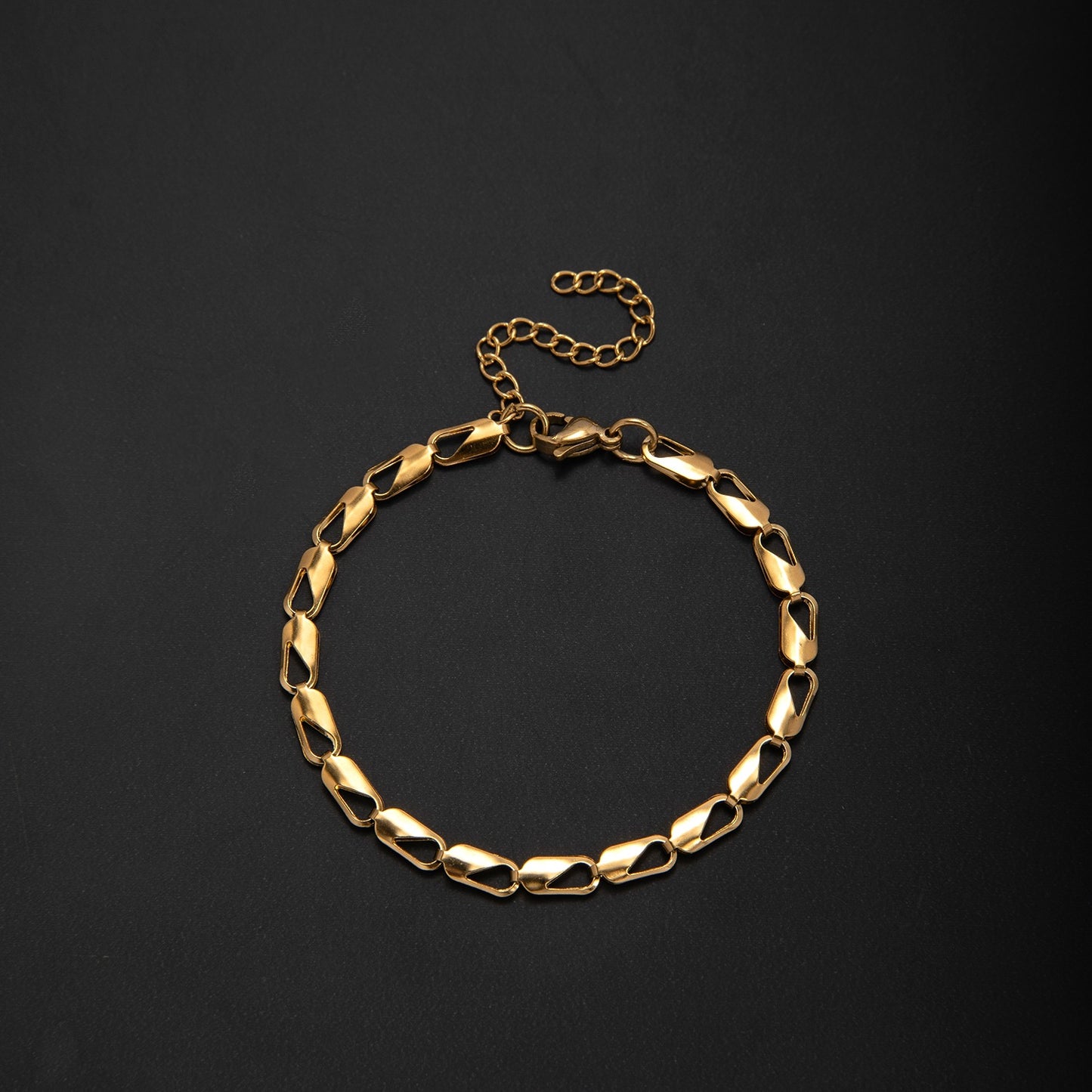 Adjustable Contemporary Link Bracelet Acalora